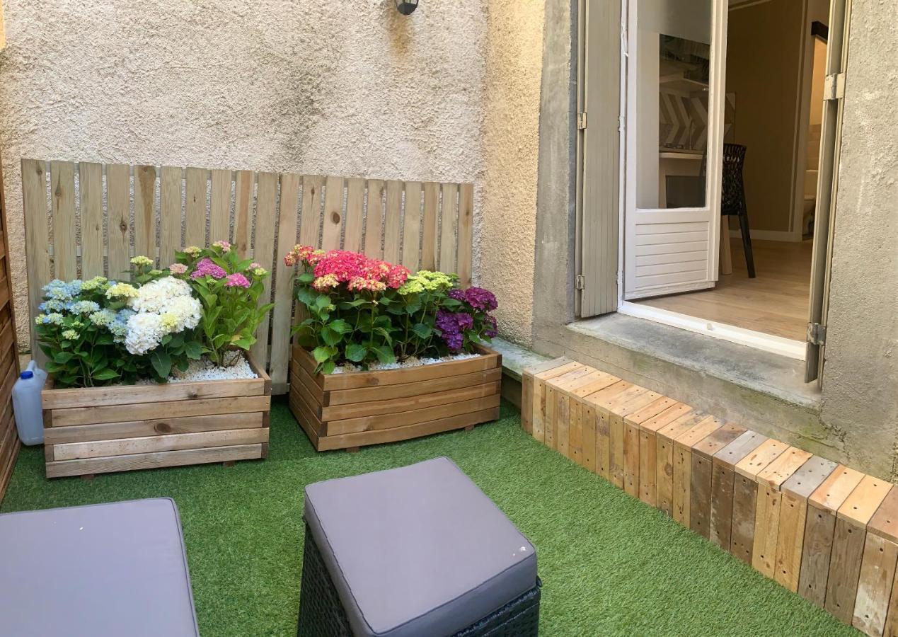 Appartement avec terrasse au cœur de Carcassonne - Serviettes Draps Ménage inclus Exterior foto